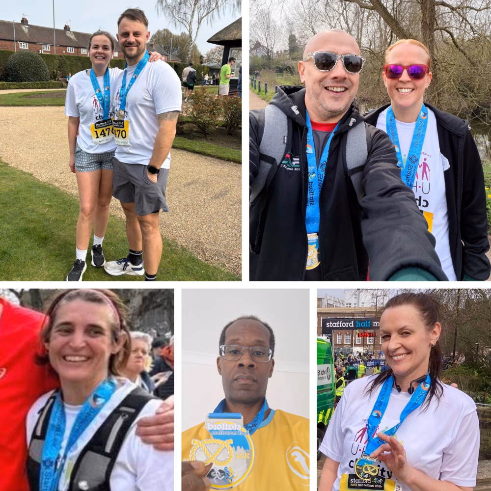 Collage of runners